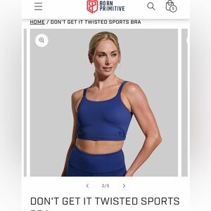 DON'T GET IT TWISTED SPORTS BRA